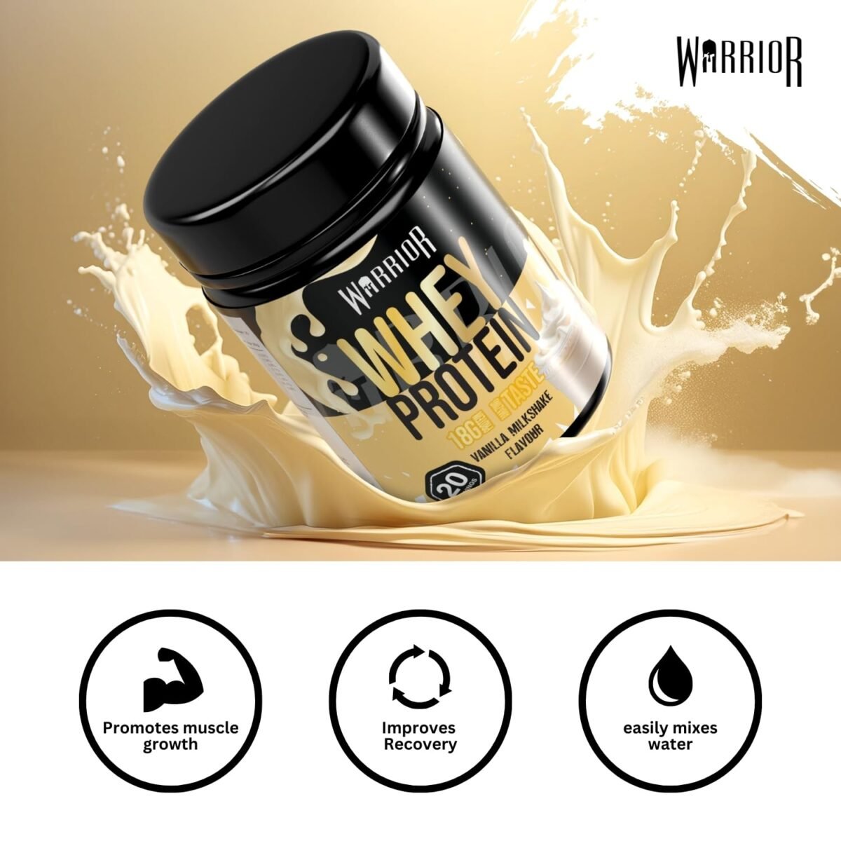 Version 1.0.0 Warrior Whey Protein Powder