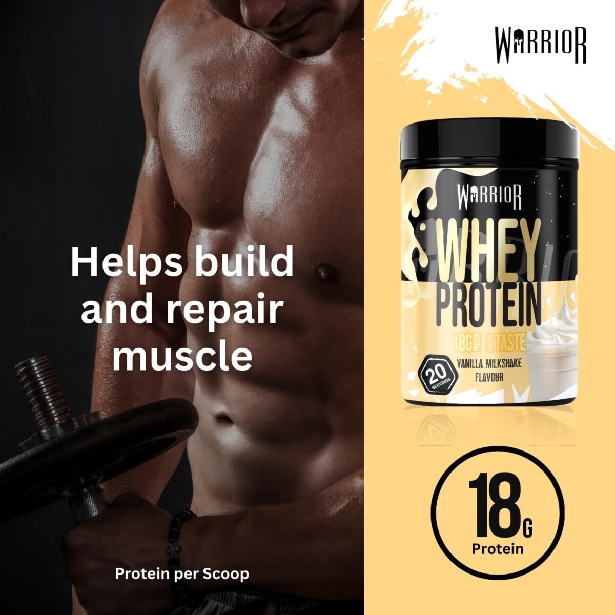 Version 1.0.0 Warrior Whey Protein Powder